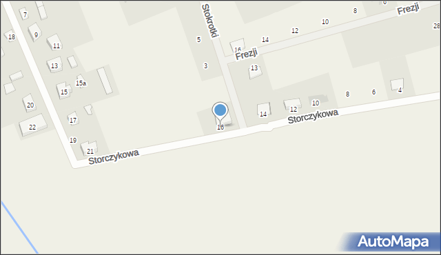 Skowarcz, Storczykowa, 16, mapa Skowarcz