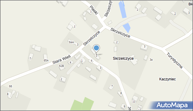 Skrzelczyce, Stara Wieś, 2, mapa Skrzelczyce