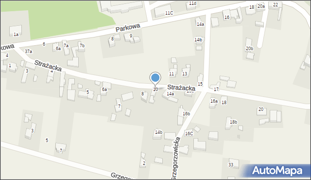 Sławików, Strażacka, 10, mapa Sławików