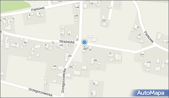 Sławików, Strażacka, 18a, mapa Sławików