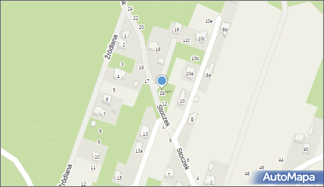 Smardzewice, Stoczek, 14, mapa Smardzewice