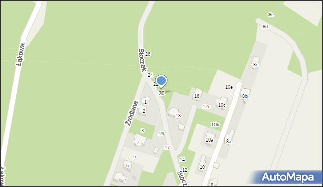 Smardzewice, Stoczek, 20, mapa Smardzewice