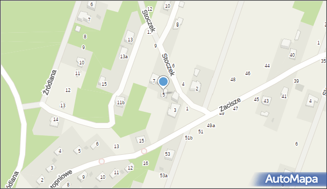 Smardzewice, Stoczek, 5, mapa Smardzewice