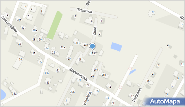 Smolec, Starowiejska, 18A, mapa Smolec