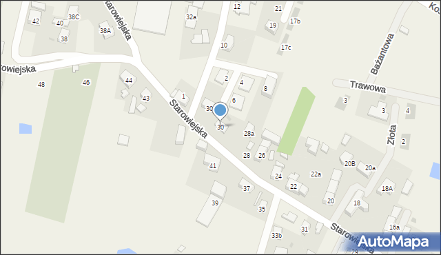 Smolec, Starowiejska, 30, mapa Smolec