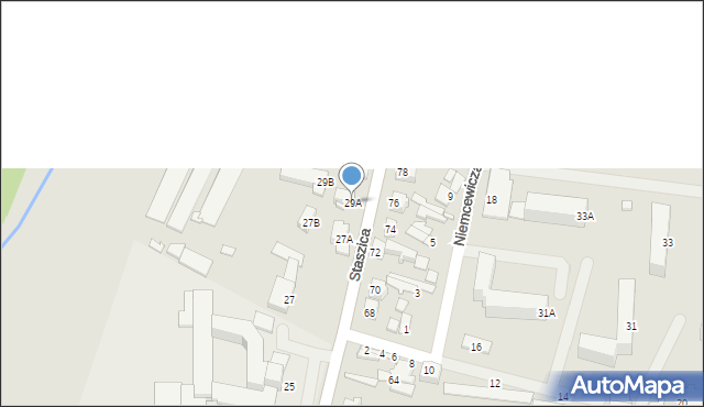 Sochaczew, Staszica Stanisława, 29A, mapa Sochaczew