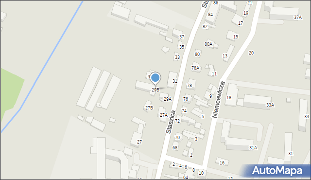 Sochaczew, Staszica Stanisława, 29B, mapa Sochaczew