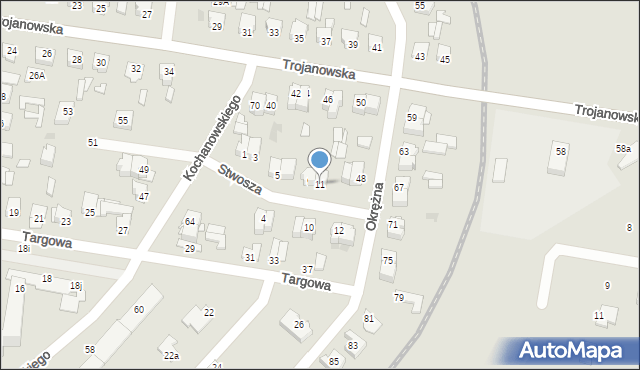 Sochaczew, Stwosza Wita, 11, mapa Sochaczew