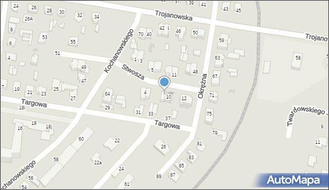 Sochaczew, Stwosza Wita, 8, mapa Sochaczew