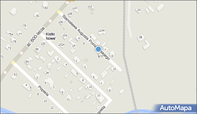 Sochaczew, Stanisława Augusta Poniatowskiego, 8, mapa Sochaczew