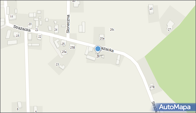 Solarnia, Strażacka, 26, mapa Solarnia