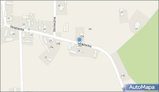 Solarnia, Strażacka, 26b, mapa Solarnia