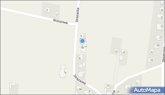 Solarnia, Strażacka, 5a, mapa Solarnia