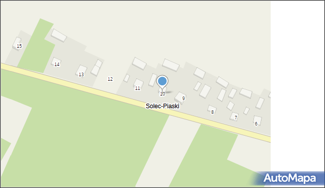 Solec, Stary Solec, 10, mapa Solec