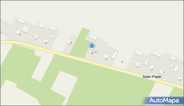 Solec, Stary Solec, 14, mapa Solec