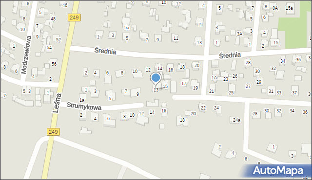 Solec Kujawski, Strumykowa, 13, mapa Solec Kujawski