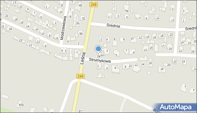 Solec Kujawski, Strumykowa, 1a, mapa Solec Kujawski