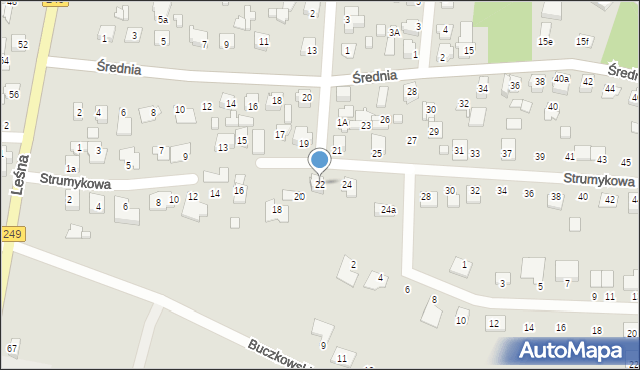 Solec Kujawski, Strumykowa, 22, mapa Solec Kujawski