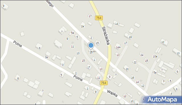 Solec nad Wisłą, Strażacka, 15, mapa Solec nad Wisłą