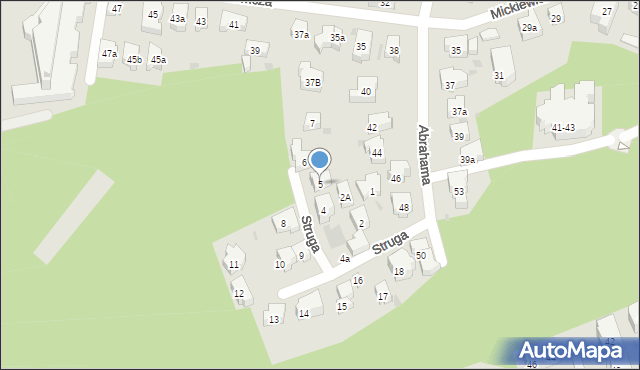 Sopot, Struga Andrzeja, 5, mapa Sopotu