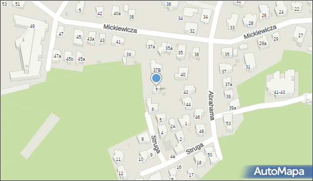 Sopot, Struga Andrzeja, 7, mapa Sopotu