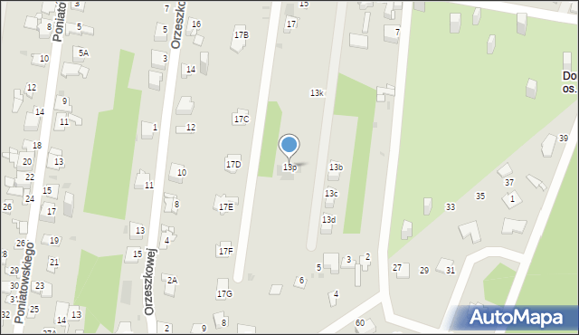 Sosnowiec, Starzyńskiego Stefana, 13p, mapa Sosnowca