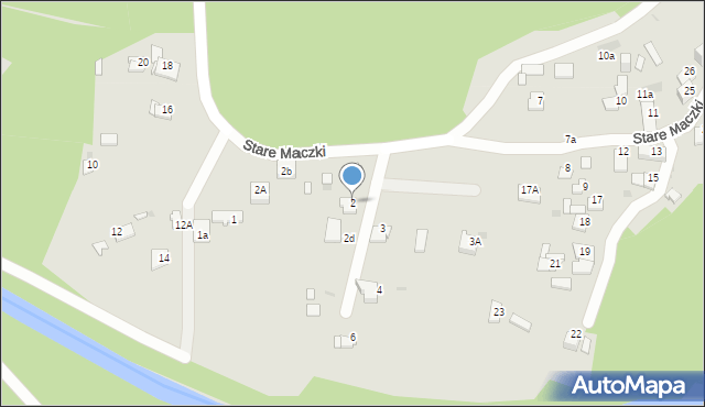 Sosnowiec, Stare Maczki, 2, mapa Sosnowca