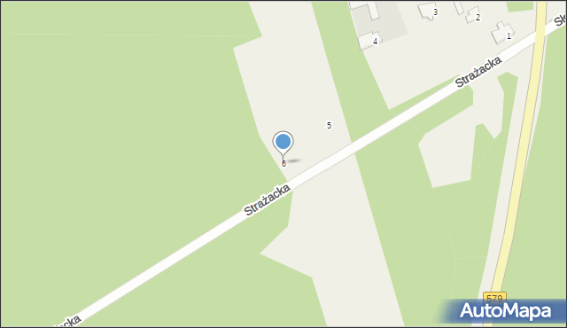Sowia Wola Folwarczna, Strażacka, 6, mapa Sowia Wola Folwarczna