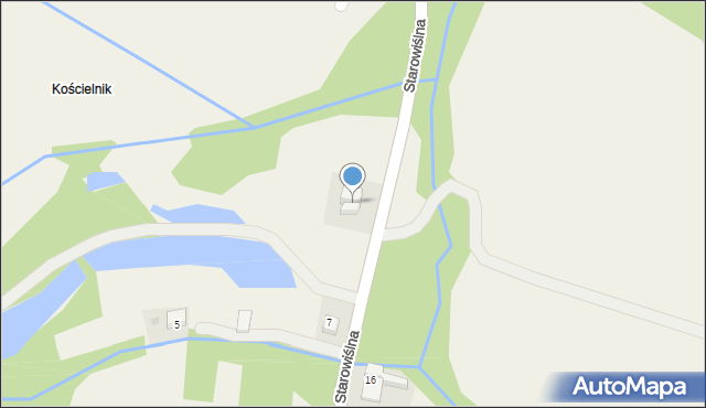 Spytkowice, Starowiślna, 15, mapa Spytkowice