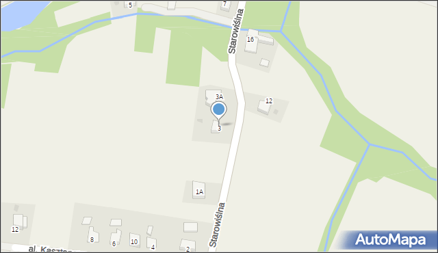 Spytkowice, Starowiślna, 3, mapa Spytkowice