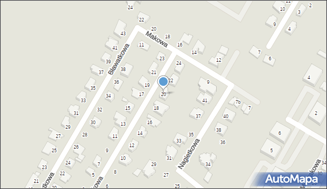 Środa Wielkopolska, Stokrotkowa, 20, mapa Środa Wielkopolska