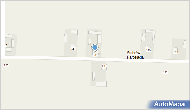 Stabrów, Stabrów, 139, mapa Stabrów