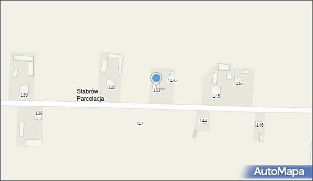 Stabrów, Stabrów, 143, mapa Stabrów