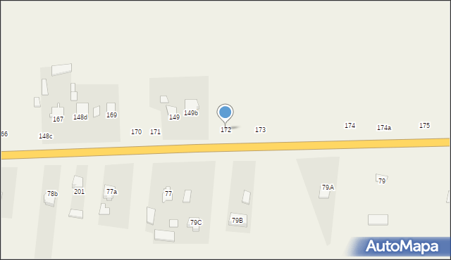 Stabrów, Stabrów, 172, mapa Stabrów