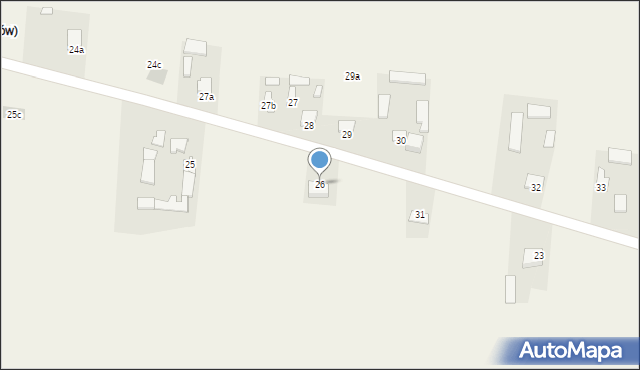 Stabrów, Stabrów, 26, mapa Stabrów