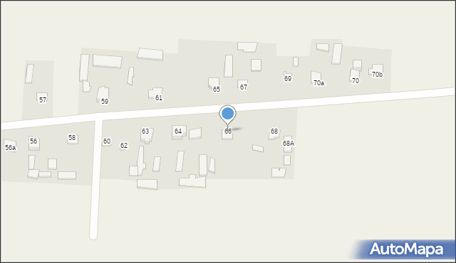 Stabrów, Stabrów, 66, mapa Stabrów