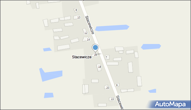 Stacewicze, Stacewicze, 16, mapa Stacewicze