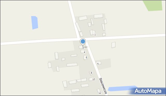 Stacewicze, Stacewicze, 2, mapa Stacewicze