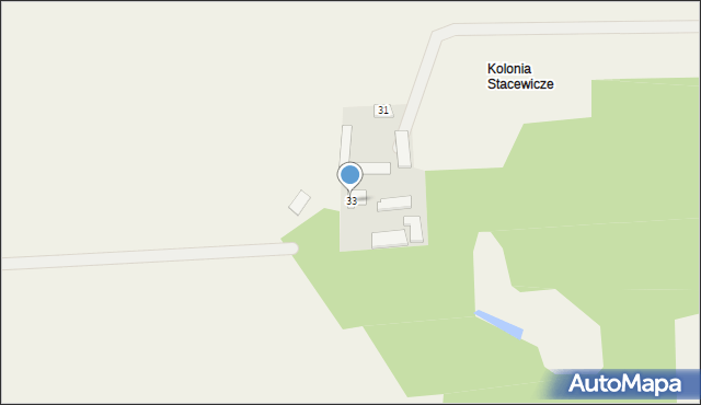 Stacewicze, Stacewicze, 33, mapa Stacewicze
