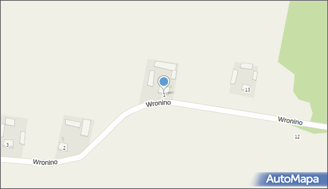 Stachowo, Stachowo, 1, mapa Stachowo