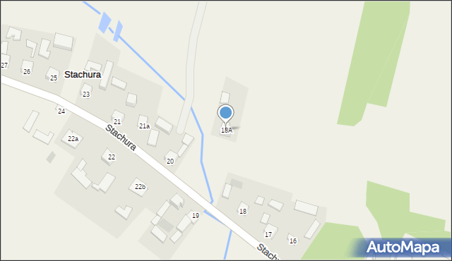 Stachura, Stachura, 18A, mapa Stachura