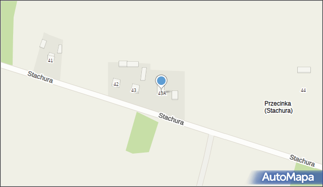 Stachura, Stachura, 43A, mapa Stachura
