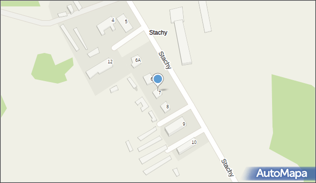 Stachy, Stachy, 7/1, mapa Stachy