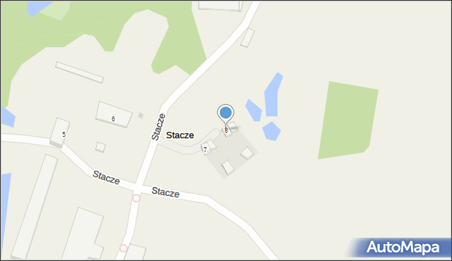 Stacze, Stacze, 8, mapa Stacze