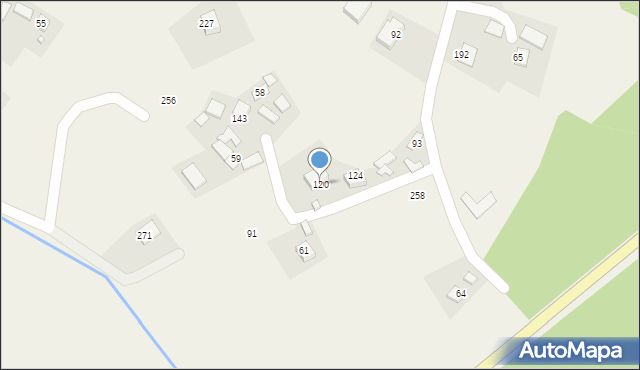 Stadła, Stadła, 120, mapa Stadła