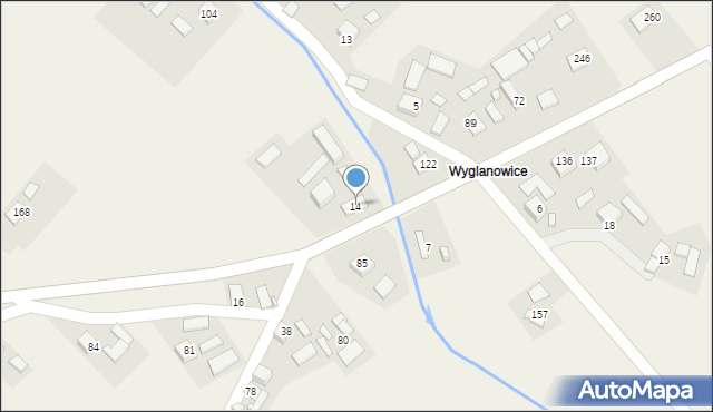 Stadła, Stadła, 14, mapa Stadła