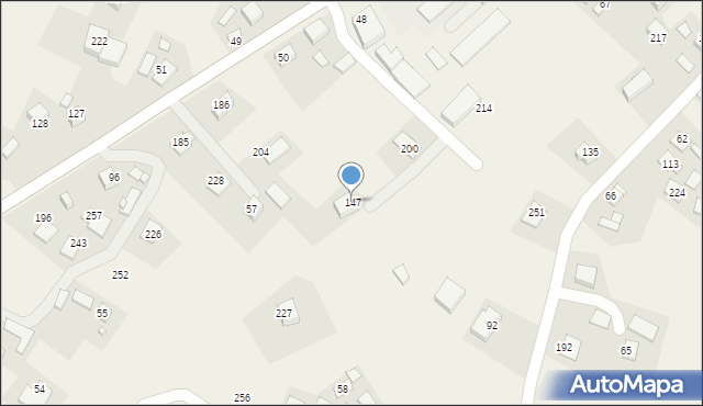 Stadła, Stadła, 147, mapa Stadła