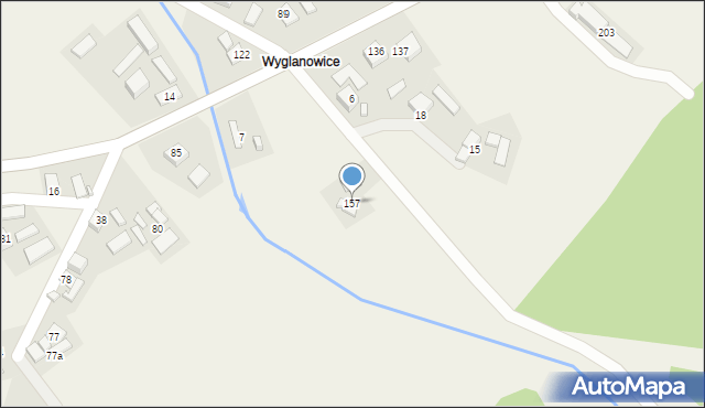 Stadła, Stadła, 157, mapa Stadła