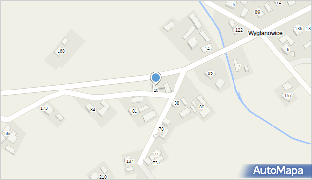 Stadła, Stadła, 16, mapa Stadła