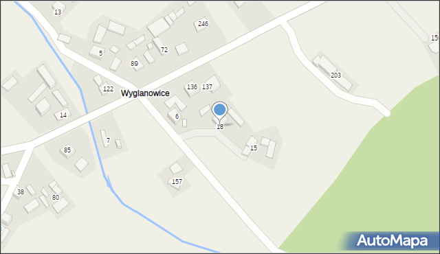 Stadła, Stadła, 18, mapa Stadła